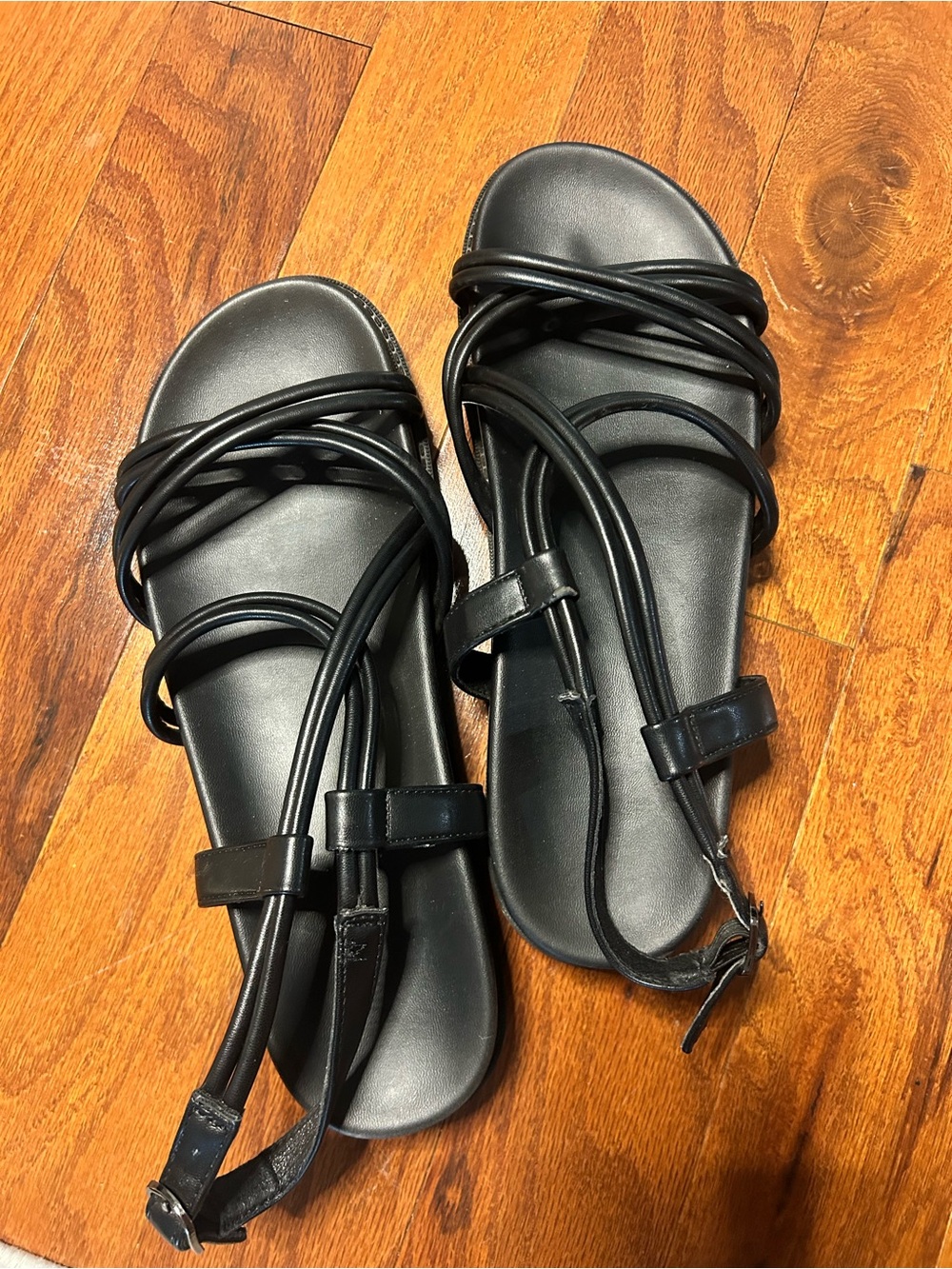 Limelight Black Multi-Strap Women's Sandals